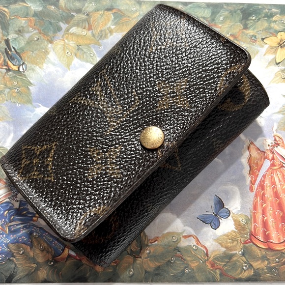 Auth. LV Louis Vuitton Monogram Multicles 6 Key Ring Wallet Vintage - Picture 3 of 15
